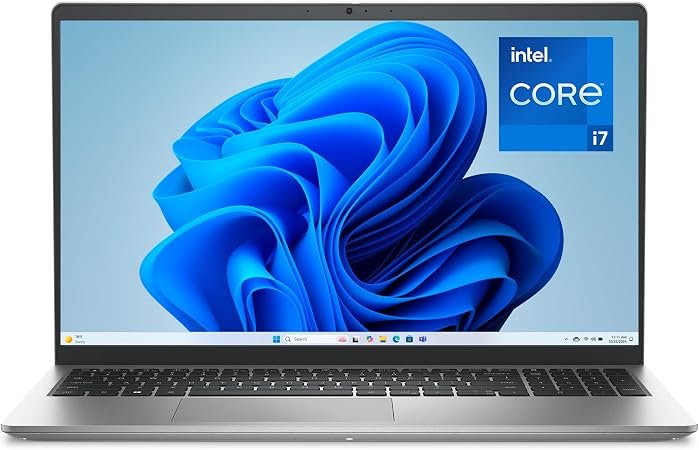 15.6-inch laptop open on a desk