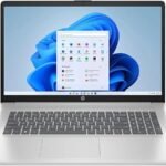 HP 17-cn3003dx 17.3" HD+ Laptop, Intel Core i3-N305 1.8GHz, 8GB RAM, 256GB SSD, Windows 11 Home, Natural Silver - Refurbished