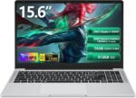 Laptop, Laptop Computer AMD Ryzen 5 5500U 6-Core, 16GB RAM 512GB SSD, 15.6 Inch Laptops with 1080P FHD, Win 11 Pro, Radeon Graphics, 180° Open, Backlit KB, USB-C PD, Gray Thin & Light PC Laptop (Renewed)